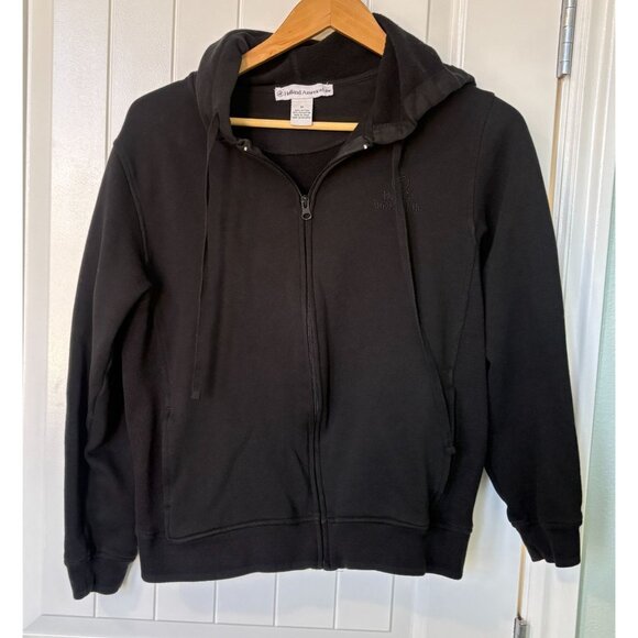 Holland America Line Black Sweatshirt Hoodie Size M Zip-Up Embroidered Logo - Picture 11 of 11